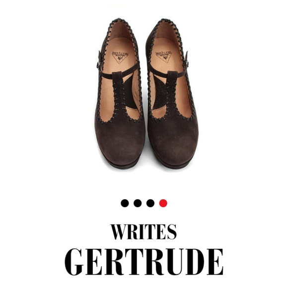 Leather T Strap Wedges - Picture 11 of 13